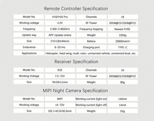 Control Remoto Metálico CUAV H16 Pro para Drones y Helicópteros, Receptor y Transmisor RC, ¡Oferta Especial en China! - Product Image 6