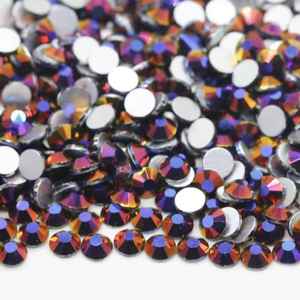 Cristales de Estrás Planos de Colores sin Fijación en Caliente <span class=keywords><strong>para</strong></span> Decoración de <span class=keywords><strong>Uñas</strong></span>, Venta al por Mayor - Product Image 6