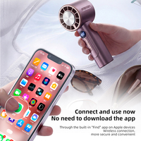 Kipas Pintar Portabel Ringan dengan Pelacak Pendingin TEC, Remote Control & Bahan Plastik, Aplikasi Find My, Peningkatan 2026