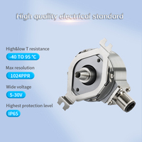 Moteur servo TS42 Sin/Cos avec encodeur incrémental, arbre conique 42mm, pour ascenseur, 1024ppr, protection IP65, DC5V/8-30V, plaque à ressort