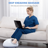 Masseur électrique vibrant Shiatsu pour les pieds et les jambes avec chauffage, approuvé CE, avec sac à air comprimé