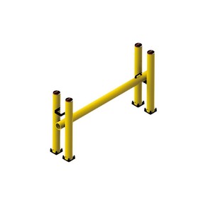 Barrera de Seguridad Aosaff de 1800 mm de Longitud y 1000 mm de Altura, Tipo Boca, Instalación por Perforación, Protección de Canales Logísticos - Product Image 1