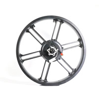 Accessoire de vélo électrique OUXI V8 Roue à moteur de 20 pouces 48V 500W Kit de moteur de moyeu arrière Ligne de moteur sur le côté gauche - prise rouge