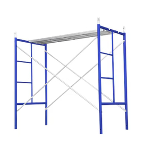 Andamio de Acero Q235 de Alta Resistencia, Estructura de Soporte para Construcción en Exteriores de 6 Pies, Diseño Industrial Azul - Product Image 1