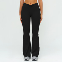 Legging Yoga Seamless Bernapas dengan Logo Custom, Pinggang Tinggi, Ukuran Besar, Kontrol Perut, Bahan Spandex, Celana Olahraga Wanita