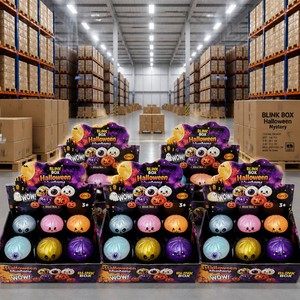 Pelota Antiestrés de Calabaza y Fantasma de Halloween Colorida, Juguete Sensorial Blandito para Apretar, Recuerdo de Fiesta, Venta al por Mayor - Product Image 6
