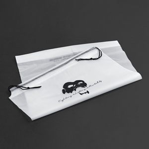 Bolsas con Cordón de CPE con Logotipo Personalizado, MOQ 100 Piezas, para Yoga, Jeans, Ropa Deportiva, Embalaje de Marca, Bolsas Protectoras contra el Polvo - Product Image 4