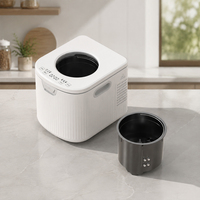 Machine automatique pour la préparation de nourriture pour chiens 3,2 L, cuiseur pour aliments pour animaux de compagnie avec fonction d'auto-nettoyage pour des repas frais faits maison