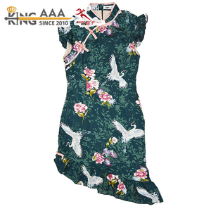 KungFu KingAAA Vente en gros <span class=keywords><strong>Robes</strong></span> Cheongsam modernisées d'occasion pour femmes, Qipao de seconde main pour dames, <span class=keywords><strong>Robes</strong></span> Qipao de style chinois neuf - Product Image 4