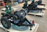 Pompe à eau électrique pour systèmes d'irrigation par aspersion à pistolet pluie avec fonctionnement à haute pression et à faible bruit