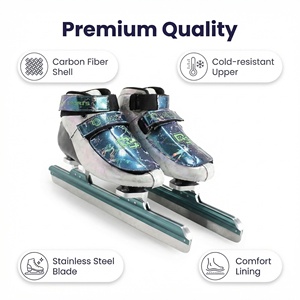 Patines de Velocidad sobre Hielo para <span class=keywords><strong>Pista</strong></span> Corta, Alto Rendimiento, Ligeros, para <span class=keywords><strong>Patinaje</strong></span> de <span class=keywords><strong>Pista</strong></span> Corta - Product Image 6