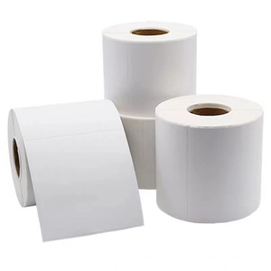 Papier thermique pour étiquettes Haoxi 100x100mm 100x150mm, rouleau auto-adhésif pour impression de livraison express - Product Image 2