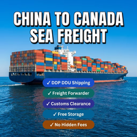 Transitaire maritime porte-à-porte Chine-Canada, agent d'expédition DDP, service logistique sans frais cachés LCL+Express