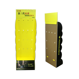 Heavy-Duty Foldable Corrugated Cardboard Display Rack for Retail Promotion for Caps and Hats Supermarket Display - Product Image 3