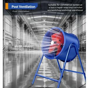 Kipas Aliran Aksial Efisien dengan Bantalan Bola OEM Dapat Disesuaikan 220V Daya Tinggi Kebisingan Rendah untuk Ventilasi Industri - Product Image 1