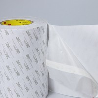 Ruban adhésif double face 3M 9080A blanc haute performance, ruban adhésif transparent en tissu non tissé, économique, avec poignée, en rouleau