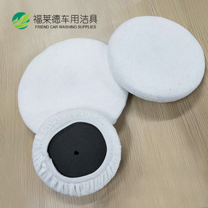 Almohadilla de microfibra para pulir de 5-10 pulgadas, duradera, para detallado y encerado de coches, de la marca Friend Car Washing Supplies - Product Image 3