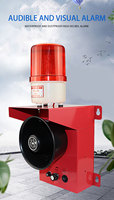 Industrielle 120dB Fernbedienbare Alarmsirene Notfall-Ton- und Lichtwarnsystem mit Drahtloser Steuerung Wasserdicht CE IP55