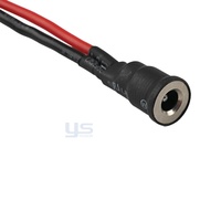 Kabel Konektor Bundar Tahan Air Merah Hitam 2 Kawat Dengan Penahan Tarikan untuk Penggunaan Koneksi Pompa Air LED Luar Ruangan