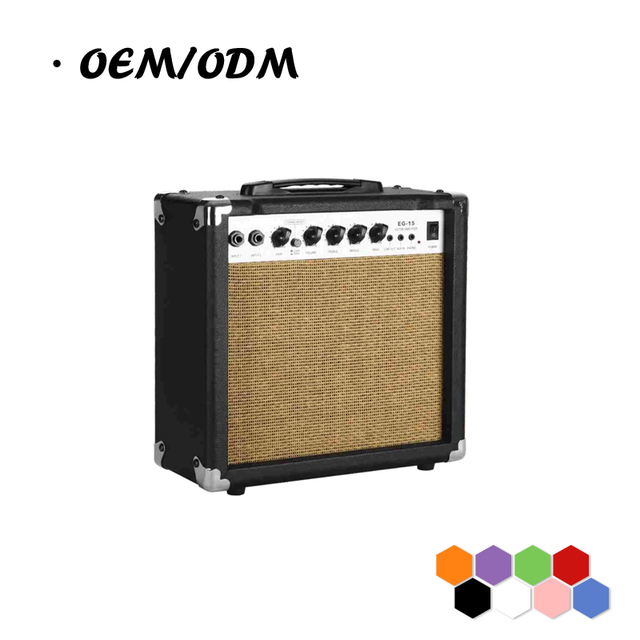 Portable 15W Guitar Combo Amp AIERKE EWAVE EG-15 for Practice and Jam Sessions