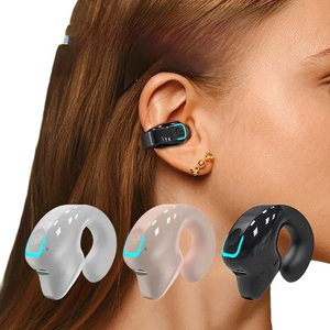 Écouteurs Sport sans Fil Bluetooth de Haute Qualité avec Conduction Osseuse et Micro Anti-Bruit – Casque Clip d'Oreille - Product Image 1