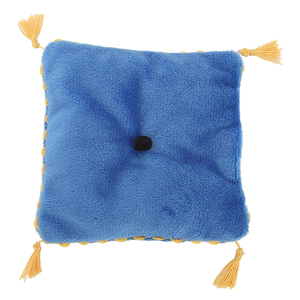Coussin miniature de luxe en velours pour maison de poupée, 3,7 x 3,7 pouces, accessoires de mobilier pour canapé-<span class=keywords><strong>lit</strong></span>, vente en gros - Product Image 1