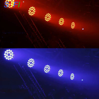 18 LEDs RGBW + UV 4in 1/5in 1/6in1 Slim Par Can Light pour DJ Club Wedding Show