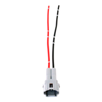 Connecteur automobile étanche Jepart DJ7026-2-11 2 broches pré-câblé, boîtier plastique basse consommation, fiche de faisceau de câblage automobile