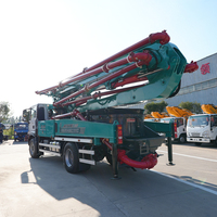 Camion pompe à béton diesel 68 m³/h sur châssis East Wind, pompe montée sur camion