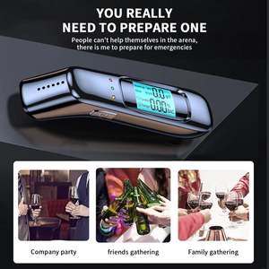 Alcootest portable à capteur semi-conducteur haute sensibilité, rechargeable par USB, avec affichage numérique et mesure de l'état d'ébriété - Product Image 6