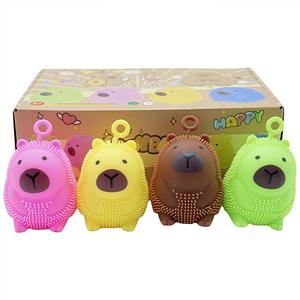 ของเล่นบีบแก้เครียดรูปคาปิบาร่าเรืองแสง สำหรับเด็ก ของเล่นเสริมพัฒนาการ ขายในตลาดกลางคืน - Product Image 5