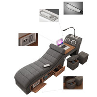 Nouveau lit multifonctionnel avec fauteuil de massage, vente directe d'usine, grand espace de rangement, mobilier de chambre à coucher