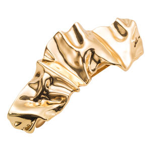 กิ๊บติดผมโลหะนูนพับได้สำหรับผู้หญิงคลิปหนีบผมหางม้าแบบไม่สม่ำเสมอแบบไม่สมมาตรทำจากอัลลอยด์แบบหนีบแบบออกแบบได้ตามต้องการ - Product Image 6