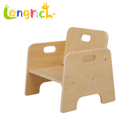 Ensemble bureau et chaise pour enfants en bois massif, table d'étude pour tout-petits, design moderne, chaise et tabouret pour enfants