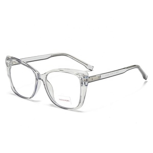 Photochromic ánh sáng màu xanh Chặn kính cho phụ nữ chống chói TR90 lớn mèo mắt bền khung linh hoạt bản lề - Product Image 4