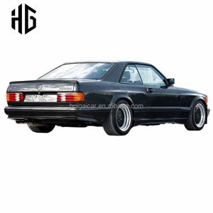 Kit carrozzeria completo in fibra di vetro (FRP) con paraurti anteriore e posteriore, parafanghi e minigonne laterali per <span class=keywords><strong>Mercedes</strong></span> Classe S <span class=keywords><strong>W126</strong></span> - Design di fabbrica - Product Image 4