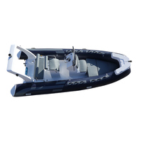 Bateau pneumatique rigide haut de gamme RIB 520B avec tube en Hypalon pour les entreprises de pêche