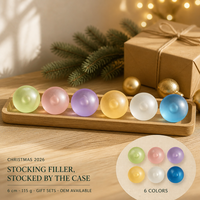 Balles anti-stress en gros, jouets à presser, 6 couleurs, 6 cm, 115 g, cartons de couleurs assorties, jouets anti-stress pour chaînes de magasins de détail