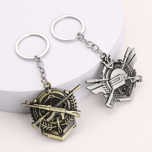 Portachiavi in Lega di Zinco a Forma di Pistola, Ciondolo in Metallo a Forma di Fucile di Precisione Awm98K, Portachiavi Captain America <span class=keywords><strong>Thor</strong></span> a Prezzo all'Ingrosso - Product Image 1