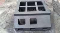 Base et lit de machine-outil CNC sur mesure en fonte |   Grands pièces moulées en fonte de fer gris robustes |   Service de fonderie de sable OEM pour les cadres de machines