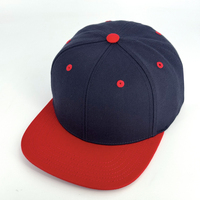 Casquette Snapback en Mélange de Laine Structurée à 6 Panneaux, Visière Plate, Broderie Personnalisée, Style Baseball, Streetwear Vintage, Vente en Gros