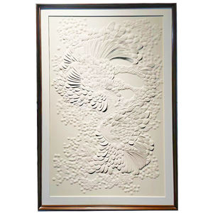 壁パネル3D刺繍ボードリビングルームベッドルームクラシックスタイル耐火防湿 - Product Image 1