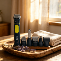 Tondeuse Électrique Nez et Barbe Anbolife pour Hommes, 1200 mAh, Kits de Toilettage, Étanche IPX6, Usage Domestique