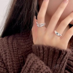 S925 Sterling Silver Star <b>Ring</b> For Women <b>Open</b> Top Index Finger Fashion Simple Everyday Wear - Product Image 2