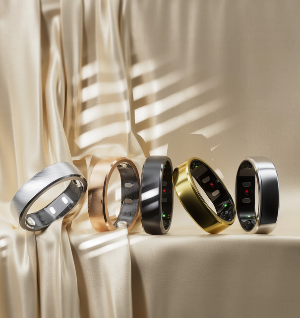 RingConn Gen 3 Smart Ring, 14 Days Battery Life, Sleep & Health Tracking, Body Temperature HRV Monitor, 10ATM Waterproof Ring