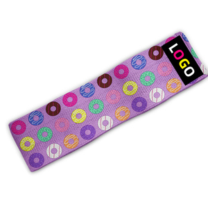 Color de logotipo personalizado de Yoga gimnasio Fitness para las piernas glúteos botín Hip tela bandas elásticas de resistencia - Product Image 3