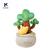 Nouvelle Offre Promotionnelle : Jouet en Peluche Personnalisable en Gros, Arbre à Monnaie Mignon en Pot, Bambou Porte-Bonheur pour Bureau