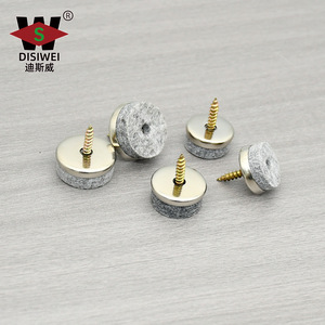 Clavos de fieltro Disiwei con base niquelada y almohadillas protectoras para muebles - Product Image 2