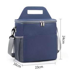 Sac isotherme pour le déjeuner, personnalisé avec logo, portable, imperméable, en Oxford, étanche, en PEVA, pour adultes, pour pique-nique en plein air, pour aliments - Product Image 6