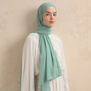 Premium Solid Modal Crinkle Hijab Lightweight Breathable Soft <b>Scarf</b> for Ladies Daily Wear Beach Travel <b>Ethnic</b> Traditional <b>Shawls</b> - Product Image 4
